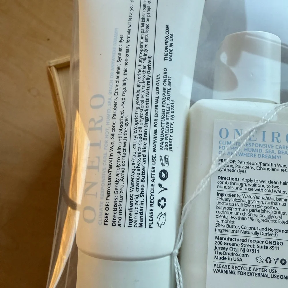 ONEIRO “Sunchasers” Travel-Size‎ Hydrate & Moisturize Set 🌞🧴